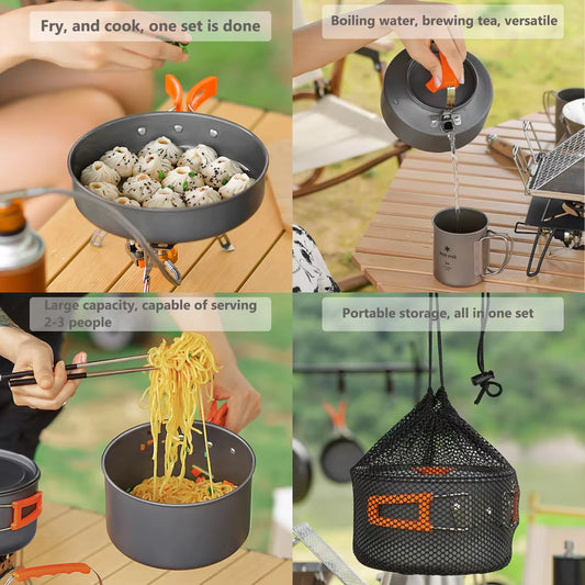 BushChef All-in-One Portable Outdoor Cookware Set